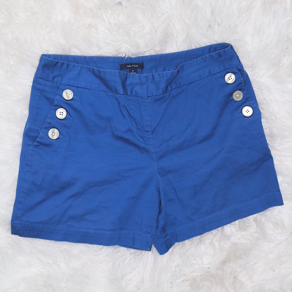 Nautica navy blue shorts, size 6